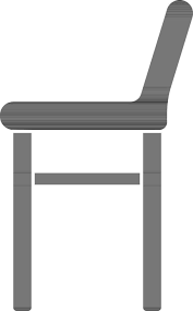Chair Back View Vector Art Icons And