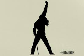 Freddie Mercury Design Metal Wall Art