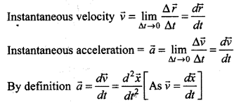 Class 11 Physics Motion In A