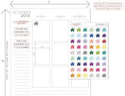 Small House Icon Planner Stickers