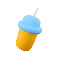 3d Drink Glass Cartoon Icon 3d Model