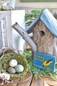 Spring Decorating With A Bird Theme