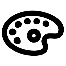 Paint Palette Icon In Svg