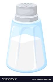 Salt Shaker Cartoon Glass Condiment