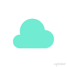 Cloud Computing Flat Color Ui Icon