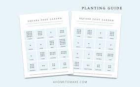 Square Foot Garden Planting Guide