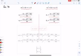 Solution For A Quadratic Equation