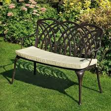 The April Garden Bench Seat Cushion In