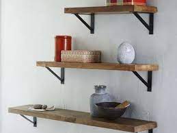 Reclaimed Wood Shelf Basic Brackets