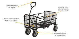 Strongway Steel Folding Utility Cart