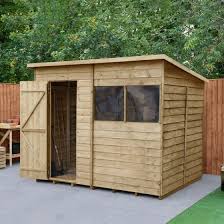 Pressure Treated Pent Wooden Shed