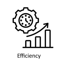 Efficiency Vector Outline Icon Design