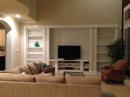 Living Room Design And Tv Niche
