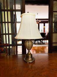 Vintage Lamp Vintage Table Lamp Yellow