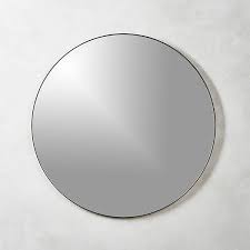 Infinity Black Round Wall Mirror 36