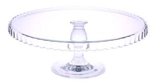 Clear Glass Cake Stand Clear Glass Cake