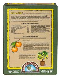 Citrus Mix 6 3 3 Down To Earth Fertilizer