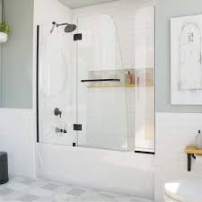 Frameless Hinged Tub Door