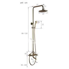 Outdoor Shower Fixtures Brushed Antique