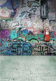 Graffiti Brick Wall Art Photography