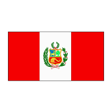 Peru Flag With Crest Flags Banners