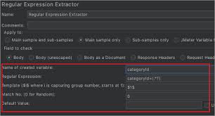 in jmeter regular expression extractor