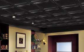 Black Suspended Ceiling Tiles