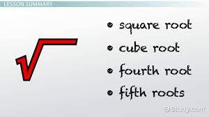 Radical Expressions Parts Examples