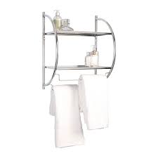 Curved Shelving Unit And Towel Rack