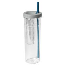 Fruit Infuser Water Bottle With Straw