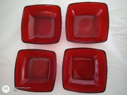 Buy 4 Ruby Red Charm 4 3 4 Bowls Ah