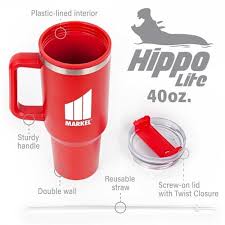 Hippo Lite Mug Straw Lid With Twist
