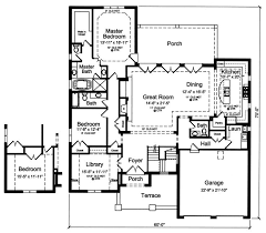 French Country Style House Plan 9042