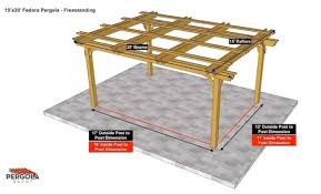 Fedora 15x20 Patio Cover Pergola Depot