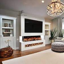 Media Wall Electric Fire Insert