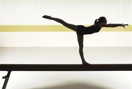 pictures of a balance beam silhouette