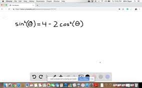 Solved Solving Trigonometric Equations