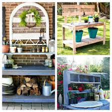 15 Pretty Diy Potting Bench Ideas