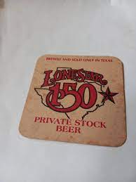 Texas Lone Star Beer Coaster