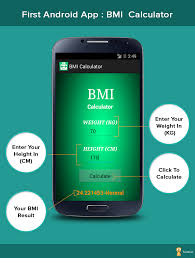 First Android App Bmi Calculator