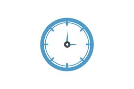 Modern Clock Icon Graphic By