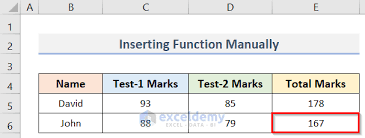 How To Insert Equation In Excel 3 Easy