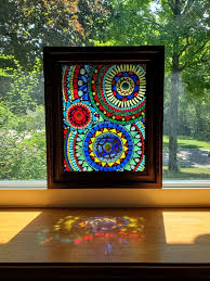 Stained Glass Mosaic Mixed Media
