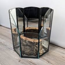 1970 S Terrarium Mirrored Glass Oblong