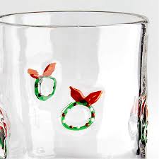 Wreath Icon Double Old Fashioned Glass