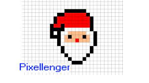 Santa Claus Simple Icon Pixel Art
