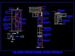 Flush Door With Glass Vision Panel