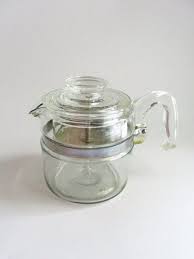 Vintage Pyrex Coffee Pot Glass