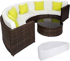 Tectake Luxury Poly Rattan Aluminium