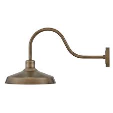 Forge Gooseneck Outdoor Wall Light By